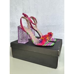 Betsey Johnson Women's Quinta Block-Heel Dress Sandals